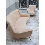 Set divano e 2 potrone - Italia anni '50
